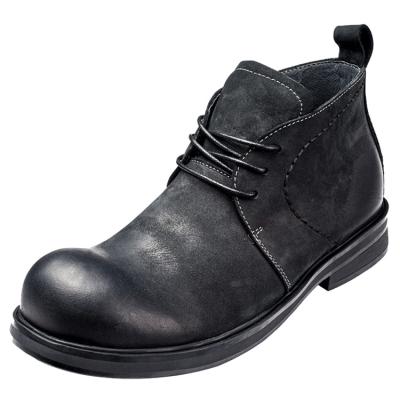 China Breathable Supplier Provides High Quality Customized Roman Boots EVA Leather + Rubber Men's Leather Boots for sale