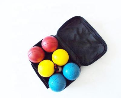 China Sports Toy Bocce Lawn Game Grass Fitness Ball Plastic Toy Ball Throwing Sport Hit Game for sale