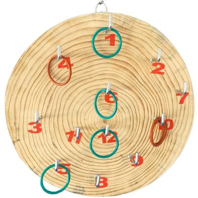 China High Quality Precision Throw Rings To The Metal Hook Hook Ring Toss Wooden Board Darts for sale