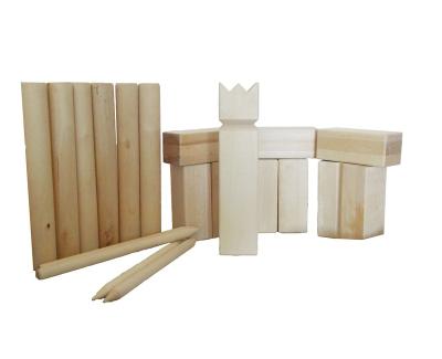 China High Quality Wooden Throwing Toss Game for Outdoor Yard Toy Garden Lawn Games KUBB for sale