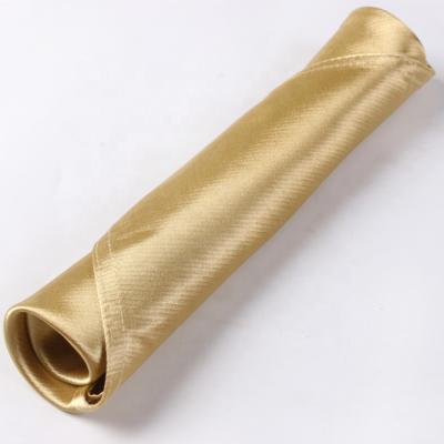 China Sturdy And Durable Polyester Gold Cloth Napkins Washable Dinner Table Napkins With Hemmed Edges For Weddings Parties Dinners Banquet Decoration for sale