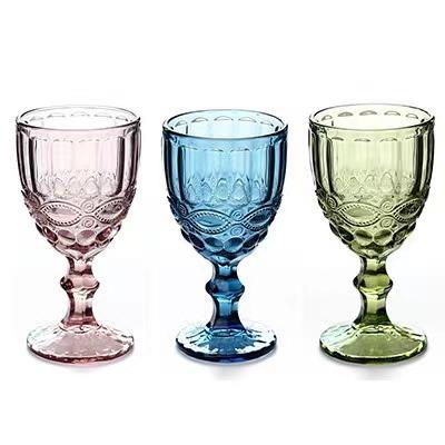 China LUXURY glass goblets for decoration wedding party wholesale for sale