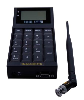 China CE FCC ROHS wireless pager system for guest transmitter 500-1000m for sale