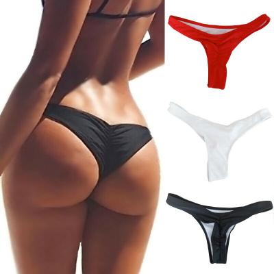 China Hot Sale Breathable Women's Sexy G-String Panties Underwear Thongs Lingerie Briefs T-Back Shorts for sale