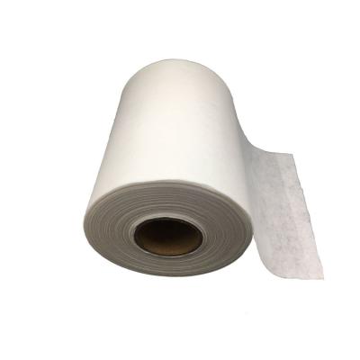 China Best Quality Sustainable Hemp Factory Price Nonwoven Cloth Fabric Roll For Sanitray Towel Top Layer for sale