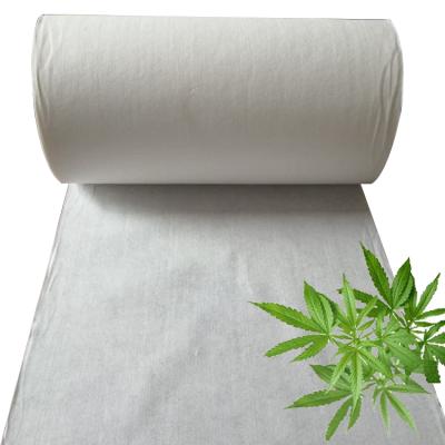 China Breathable Antibacterial Spunlace Hemp Fiber Nonwoven Fabric Roll For Tampons for sale