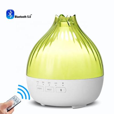 China Innovative Home Office Bedroom Lobby Hotel Products for Kids Baby, 350ml Cool Mist Fragrance Aroma Diffuser Essential Oil Diffuser Music Humidifier with Light for sale