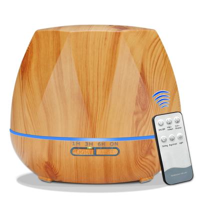 China Trend 500ML Essential Oil Aroma Diffuser with Air Remote Control Ultrasonic Humidifier LED Lights for Home Aromatherapy Diffuser for sale