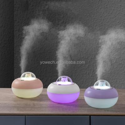 China New Car Cartoon Cat 350ml USB Mist Essential Oil Aroma Diffuser Cool Humidifier For Car Office Home Kids for sale