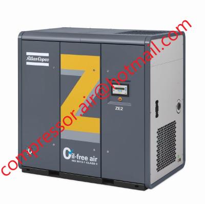 China Atlas Oil Free - Copco Low Pressure Oil Free Air Compressors Model ZE2 Air Cooled - 60 Hz & ZA2 Water Cooled - 60 Hz for sale