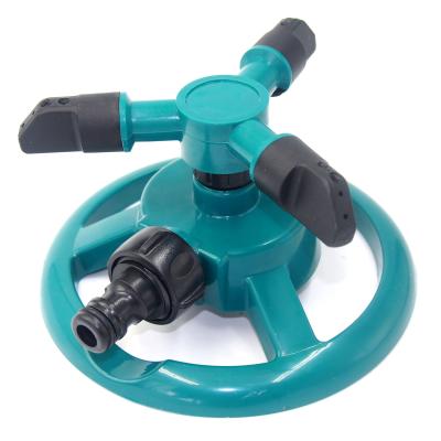 China Hot Selling Adjustable ABS Amazon Lawn Irrigation Portable Tool 360 Degree Automatic Rotating Garden Sprinkler for sale