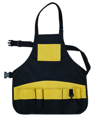 China Outdoor Wholesale Polyester Heavy Duty Waterproof Garden Work Tool Cleaning Apron for sale