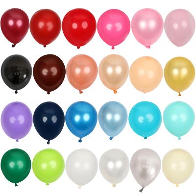 China Dark Blue Morden Party Globos Baby Shower Wedding Birthday Decorations Kids Supply 50pcs 10inch Gray Gold Latex Balloons Mini for sale