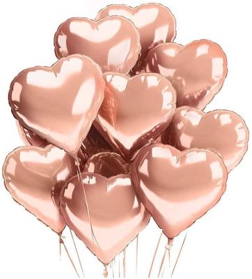 China Gift Toy 24 Inch Heart Foil Balloons, Multicolor Heart Mylar Balloons Mixed Color For Wedding Birthday Baby Shower Party Decoration for sale