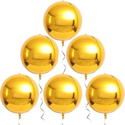 China Gift Toy Aluminum foil balloons can be hung around large balloons film balloons and mirror aluminum metal for birthday parties for sale