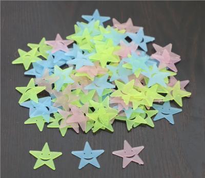 China Hotel Glow in the Dark Stars for Shooting Stars Ceiling and Wall Stickers Glowing Moon Decals for Stars Adhesive Decors for Party Sip for sale