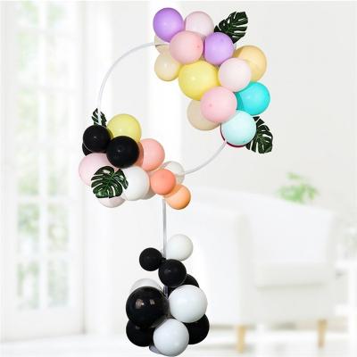 China Modern Balloon Arch Rings Balloons Stand Birthday Party Decorations Kids Balloons Circle Backdrop Wedding Party Decorations for sale