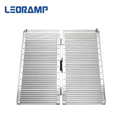 China Hot Selling Amazon Wholesale Portable Aluminum Alloy Wheelchair Ramps Convenient For Handicapped for sale