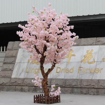 China Natural Touch Customizable Pose For Large Home Living Room Decoration Mall Wishing Cherry Tree for sale