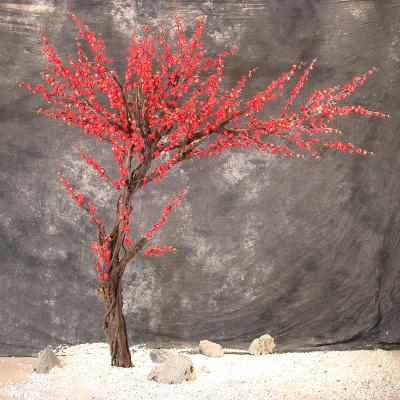 China Touch natural hot sale decoration simulation large-scale plum tree for living room floor plum blossom wishing tree for sale