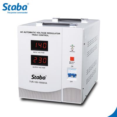 China JIW 10KVA triac control voltage stabilizer for home and commercial applications with the fastest regulating speed for sale