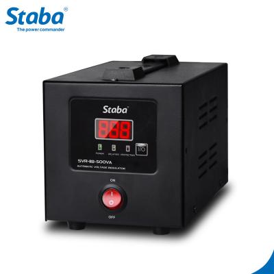 China Economical 500-1000VA Voltage Regulating Stabilizer / Voltage Protector For Home Appliance for sale