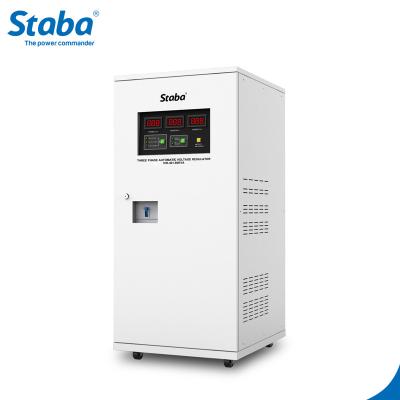 China SVC Staba 50kva Industrial Automatic Voltage Stabilizer Regulator For Industrial And Medical Equipment for sale