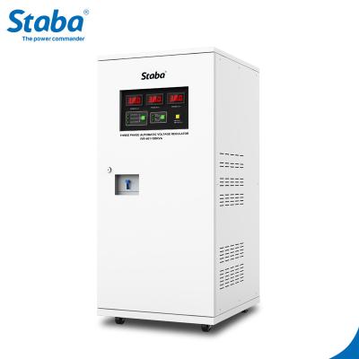 China SVC IVR Series SBW Three Phase Voltage Stabilizer 100kVA With Strong Loading Capacity for sale