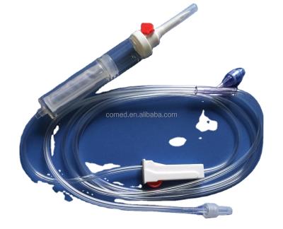 China Disposable EO Sterilized Luer Lock Porcelain Blood Donating Set With Needle Transfusion Set for sale