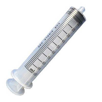 China Disposable Sterile 100ml Big Plastic Syringe EO Syringe Jello Shot Syringe 100ml Feeding Syringe 100ml for sale