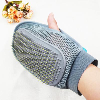 China Viable Both Hands Use Wholesale Animal Paw Pet Removing Brush Dog Hair Glove for sale