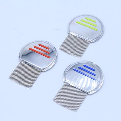 China Sustainable Anti Lice Stainless Steel Pet Brush Grooming Flea Comb For Dogs for sale