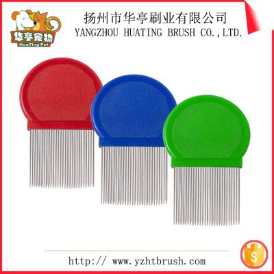 China Wholesale Viable Steel Comb Handle Round Lice, Free Nit Terminator Lice Comb for sale