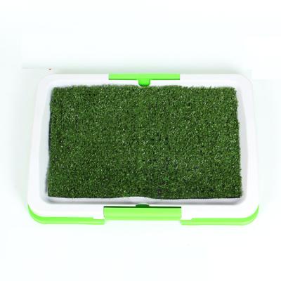 China New Design Sustainable Portable Pet Puppy Potty Pad Tray Indoor Dog Toilet for sale