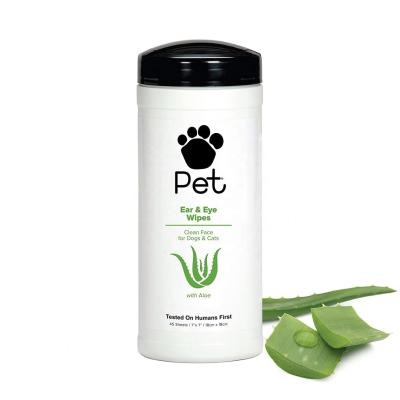 China Sustainable Biodegradable Organic Pet Customized Cleaning Cloths In Canister for sale