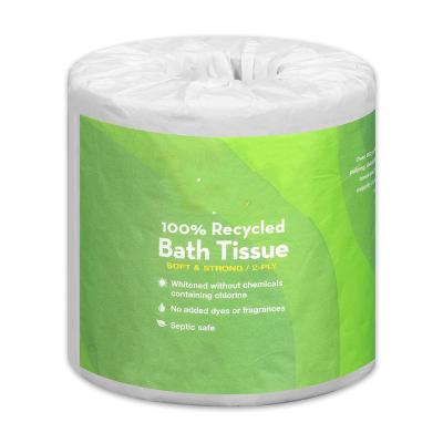 China Virgin Wood Pulps 2 Ply 336 Sheets Softest Eco Friendly Embossed White Roll Bath Tissue Toilet Paper for sale