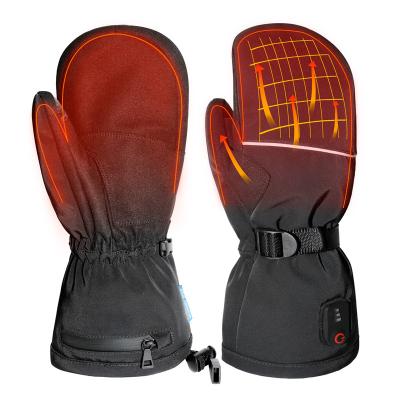 China Enthusiast - 12V Hand Heater Motorcycle Glove with Short Cuff, Microwire Heater Panels, High Impact Knuckle Protection for sale