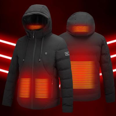 China 5V 5 Zone USB Battery Electric Men's Windproof Jacket Temperature Control Outdoor Sport Smart Skiing Passionate Jacket for sale