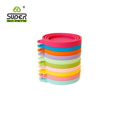 China Durable Super High Quality Silicone Can Cover Pet Can Lids For Dog / Cat / Pet for sale