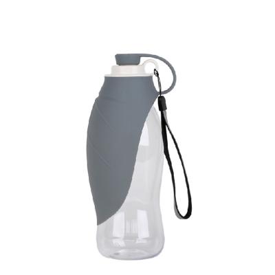 China New Design Leaf Sustainable Travel Water Bottle For Outdoor Pet Use Easy Drinking Water Bottles for sale