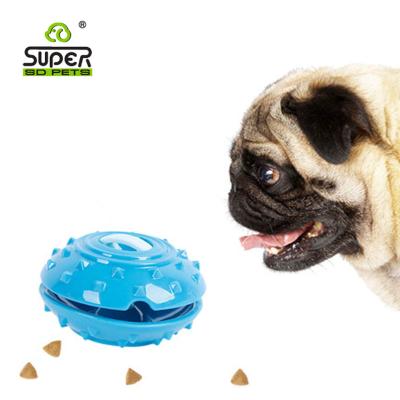 China Durable Super Design Rubber Ball Dog Pet Toy Viable Refillable With Dog Food for sale