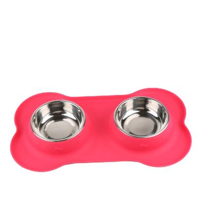 China Custom Design Super Sustainable High Quality Silicone Dog Food Place Mat Silicone Feeding Bowl Mat Bowls for sale