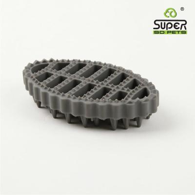 China Sustainable Silicone Pet Grooming Brush for sale