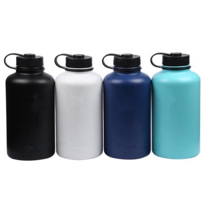 China Custom Logo 12oz 18oz 21oz 24oz 32oz 40oz 50oz 64oz Large Capacity Outdoor Hydraulic Insulated Metal Thermos Stainless Steel Water Bottle Flask for sale