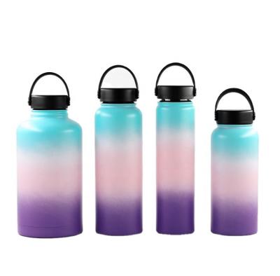 China Newest Custom Insulated Color 18oz 32oz 40oz Double Wall Vacuum Flask Stainless Steel Sports Water Bottle Large Capacity for sale