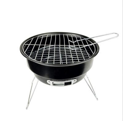 China Size Adjustable Outdoor Camping Charcoal BBQ Portable Small Size Grill With Bag And Color Cooler Box for sale