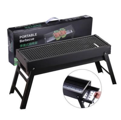 China Wholesale Adjustable Height Charcoal Drawer BBQ Grill Folding Portable BBQ Grill for sale