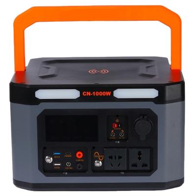 China Power station use lithium battery 110V 220V 500W 1000W large power outdoor portable solar generator for sale