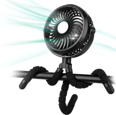 China 360 Rotates/Portable Handheld Rotating Fan Mini Flexible Tripod 360 Degree USB Fan 1200mah Flexible Tripod for sale