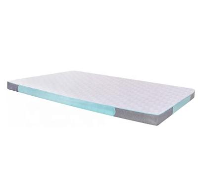 China Foldable Memory Foam Mattress Topper 3 Layer Foam Mattress Topper for sale